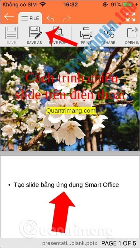 Cách&nbsp;làm&nbsp;Powerpoint&nbsp;trên&nbsp;điện&nbsp;thoại
