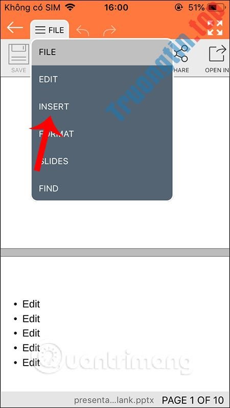 Cách&nbsp;làm&nbsp;Powerpoint&nbsp;trên&nbsp;điện&nbsp;thoại