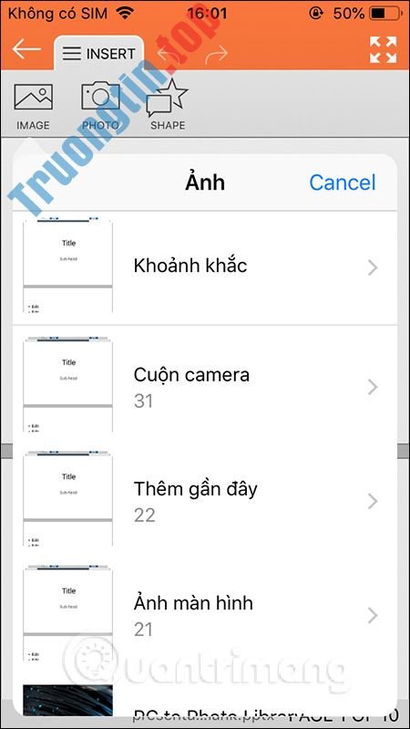Cách&nbsp;làm&nbsp;Powerpoint&nbsp;trên&nbsp;điện&nbsp;thoại