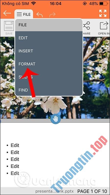 Cách&nbsp;làm&nbsp;Powerpoint&nbsp;trên&nbsp;điện&nbsp;thoại