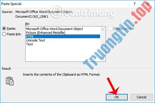 Cách&nbsp;sao&nbsp;chép&nbsp;dữ&nbsp;liệu&nbsp;Word&nbsp;sang&nbsp;Excel&nbsp;giữ&nbsp;định&nbsp;dạng