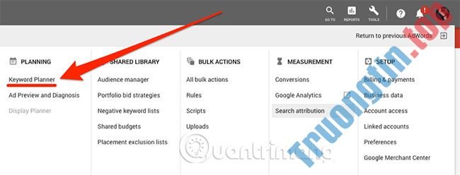 Cách&nbsp;sử&nbsp;dụng&nbsp;Google&nbsp;Keyword&nbsp;Planner