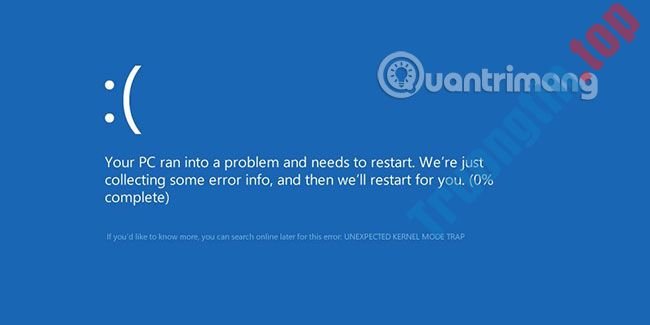 Cách&nbsp;sửa&nbsp;lỗi&nbsp;0x0000007F&nbsp;(UNEXPECTED&nbsp;KERNEL&nbsp;MODE&nbsp;TRAP)&nbsp;trong&nbsp;Windows