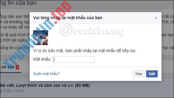 Cách&nbsp;tải&nbsp;dữ&nbsp;liệu&nbsp;Facebook&nbsp;về&nbsp;máy&nbsp;tính,&nbsp;điện&nbsp;thoại