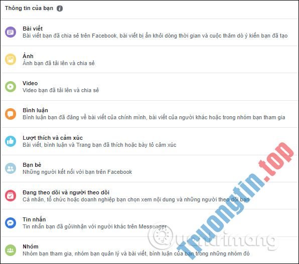 Cách&nbsp;tải&nbsp;dữ&nbsp;liệu&nbsp;Facebook&nbsp;về&nbsp;máy&nbsp;tính,&nbsp;điện&nbsp;thoại