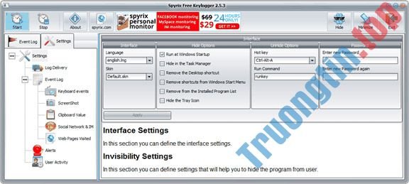 Top&nbsp;10&nbsp;phần&nbsp;mềm&nbsp;Keylogger&nbsp;miễn&nbsp;phí&nbsp;tốt&nbsp;nhất&nbsp;với&nbsp;Windows