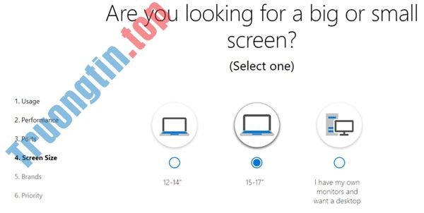 Muốn&nbsp;chọn&nbsp;laptop&nbsp;phù&nbsp;hợp&nbsp;với&nbsp;nhu&nbsp;cầu&nbsp;sử&nbsp;dụng,&nbsp;hãy&nbsp;liệt&nbsp;kê&nbsp;yêu&nbsp;cầu&nbsp;trang&nbsp;web&nbsp;của&nbsp;Microsoft&nbsp;sẽ&nbsp;gợi&nbsp;ý&nbsp;cho&nbsp;bạn