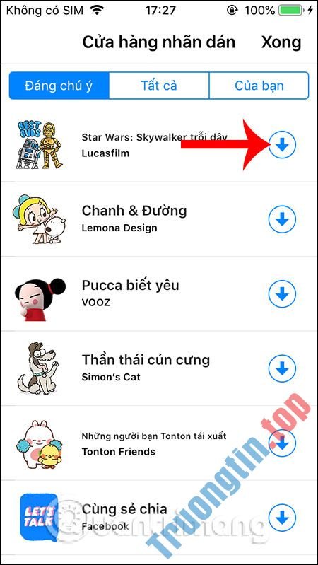 Cách&nbsp;chèn&nbsp;hiệu&nbsp;ứng&nbsp;Star&nbsp;Wars&nbsp;trong&nbsp;Messenger