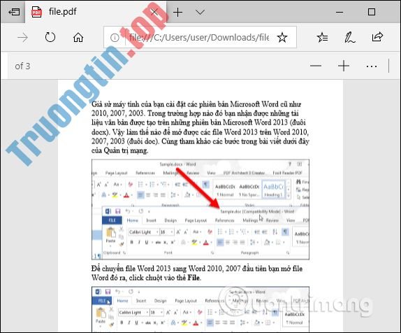 Cách đổi đuôi doc, docx sang PDF bằng Cloudconvert