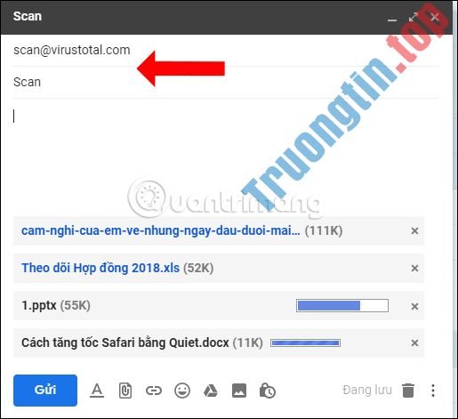 Cách&nbsp;quét&nbsp;virus&nbsp;file&nbsp;ngay&nbsp;trên&nbsp;Gmail