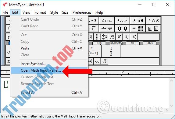 Cách&nbsp;tạo&nbsp;phím&nbsp;tắt&nbsp;trên&nbsp;MathType