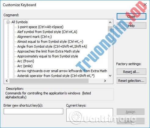 Cách&nbsp;tạo&nbsp;phím&nbsp;tắt&nbsp;trên&nbsp;MathType