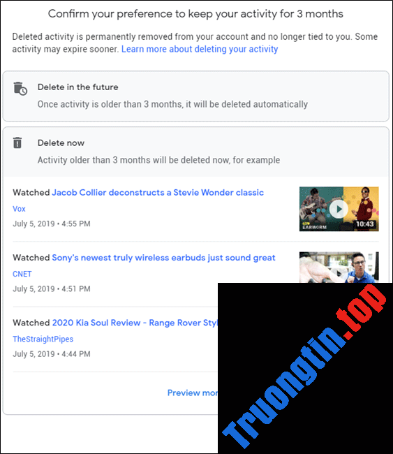Cách&nbsp;xóa&nbsp;lịch&nbsp;sử&nbsp;YouTube&nbsp;tự&nbsp;động