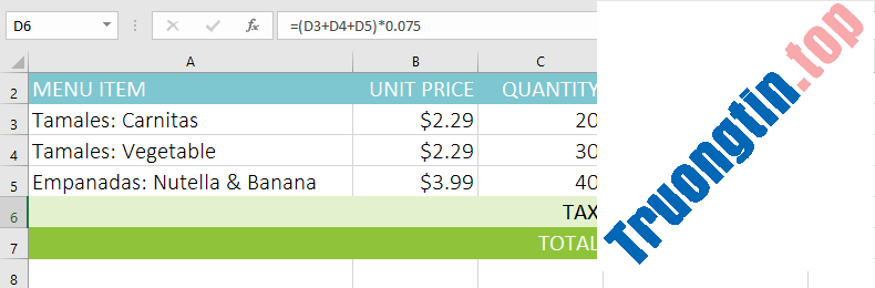 Excel&nbsp;2019&nbsp;(Phần&nbsp;13):&nbsp;Tạo&nbsp;các&nbsp;công&nbsp;thức&nbsp;phức&nbsp;tạp