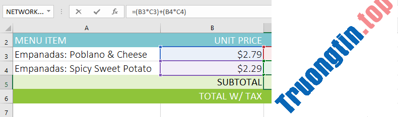 Excel&nbsp;2019&nbsp;(Phần&nbsp;13):&nbsp;Tạo&nbsp;các&nbsp;công&nbsp;thức&nbsp;phức&nbsp;tạp