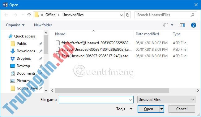 Phục&nbsp;hồi&nbsp;file&nbsp;Word&nbsp;chưa&nbsp;save,&nbsp;lấy&nbsp;lại&nbsp;file&nbsp;Word,&nbsp;Excel,&nbsp;PowerPoint&nbsp;chưa&nbsp;kịp&nbsp;lưu
