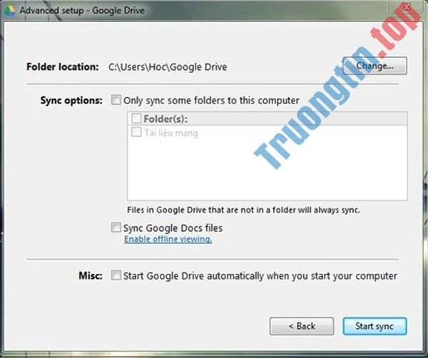 Thiết&nbsp;lập&nbsp;Google&nbsp;Drive&nbsp;thành&nbsp;thư&nbsp;mục&nbsp;trên&nbsp;Windows
