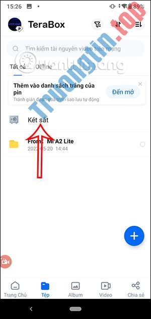 Cách&nbsp;dùng&nbsp;Terabox&nbsp;sao&nbsp;lưu&nbsp;dữ&nbsp;liệu&nbsp;trên&nbsp;điện&nbsp;thoại