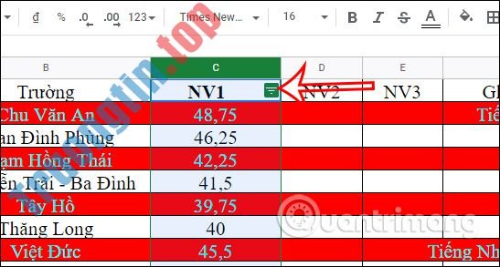 Cách&nbsp;lọc&nbsp;dữ&nbsp;liệu&nbsp;theo&nbsp;màu&nbsp;trong&nbsp;Google&nbsp;Sheets