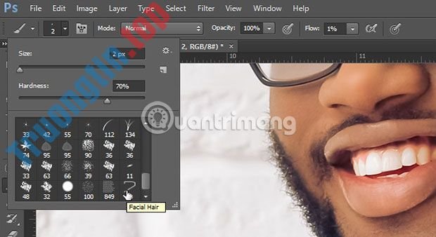 Cách&nbsp;tạo&nbsp;kiểu&nbsp;tóc&nbsp;và&nbsp;râu&nbsp;trong&nbsp;Photoshop
