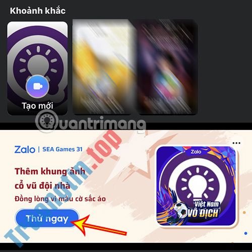 Cách&nbsp;thêm&nbsp;khung&nbsp;ảnh&nbsp;Zalo&nbsp;cổ&nbsp;vũ&nbsp;đội&nbsp;tuyển&nbsp;Việt&nbsp;Nam&nbsp;tại&nbsp;SEA&nbsp;Games&nbsp;31