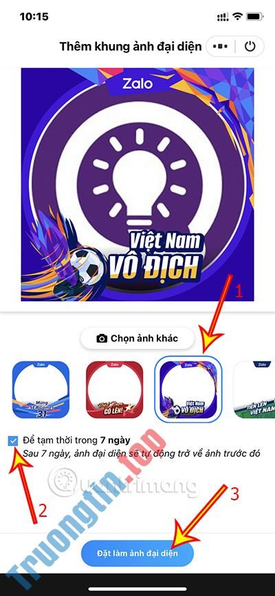 Cách&nbsp;thêm&nbsp;khung&nbsp;ảnh&nbsp;Zalo&nbsp;cổ&nbsp;vũ&nbsp;đội&nbsp;tuyển&nbsp;Việt&nbsp;Nam&nbsp;tại&nbsp;SEA&nbsp;Games&nbsp;31