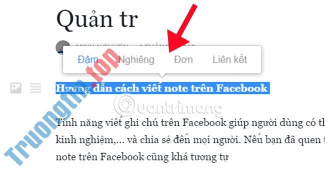 Cách&nbsp;viết&nbsp;note&nbsp;trên&nbsp;Facebook&nbsp;giao&nbsp;diện&nbsp;mới