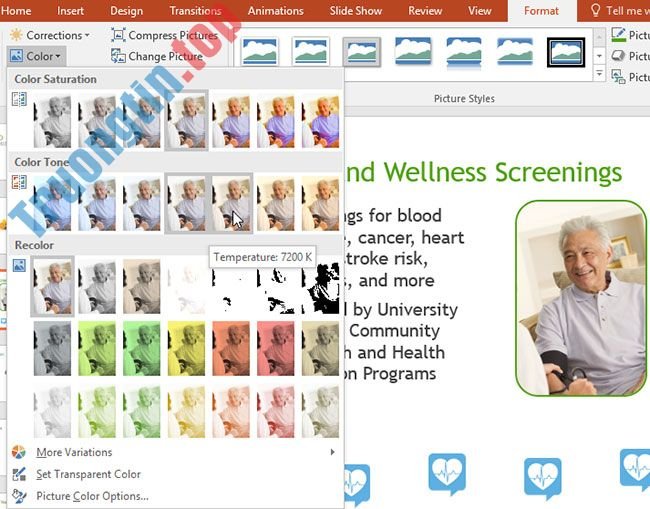 PowerPoint&nbsp;2019&nbsp;(Phần&nbsp;15):&nbsp;Định&nbsp;dạng&nbsp;ảnh