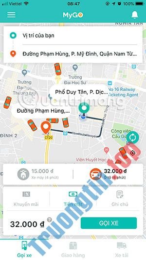 Cách&nbsp;đặt&nbsp;xe&nbsp;MyGo,&nbsp;gọi&nbsp;xe&nbsp;trên&nbsp;app&nbsp;MyGo