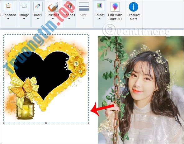 Cách&nbsp;ghép&nbsp;ảnh&nbsp;vào&nbsp;khung&nbsp;trên&nbsp;Paint