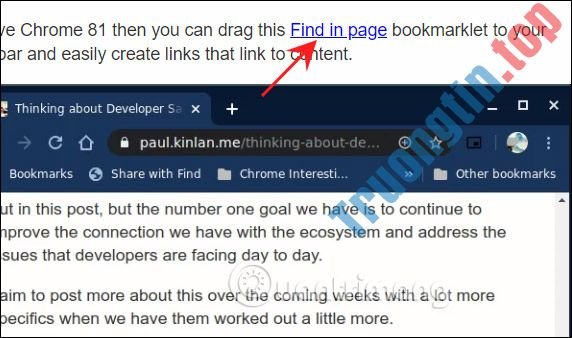 Cách&nbsp;tạo&nbsp;liên&nbsp;kết&nbsp;cuộn&nbsp;nhanh&nbsp;văn&nbsp;bản&nbsp;trên&nbsp;Chrome