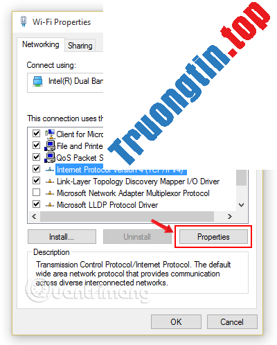 Hướng&nbsp;dẫn&nbsp;sửa&nbsp;lỗi&nbsp;WiFi&nbsp;bị&nbsp;chấm&nbsp;than&nbsp;vàng
