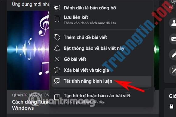 Cách&nbsp;bật,&nbsp;tắt&nbsp;bình&nbsp;luận&nbsp;Facebook&nbsp;cá&nbsp;nhân,&nbsp;bài&nbsp;đăng&nbsp;nhóm&nbsp;Facebook