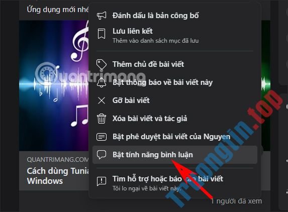 Cách&nbsp;bật,&nbsp;tắt&nbsp;bình&nbsp;luận&nbsp;Facebook&nbsp;cá&nbsp;nhân,&nbsp;bài&nbsp;đăng&nbsp;nhóm&nbsp;Facebook