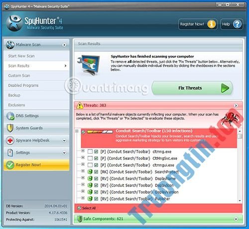 Cách loại bỏ browser hijacker Search.yourpackagesnow.com