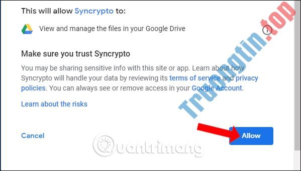 Cách mã hóa file trên Google Drive bằng Syncrypto