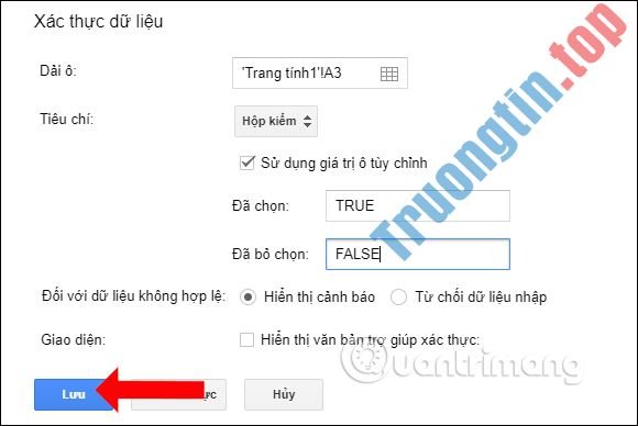 Cách&nbsp;tạo&nbsp;checkbox&nbsp;trong&nbsp;Google&nbsp;Sheets