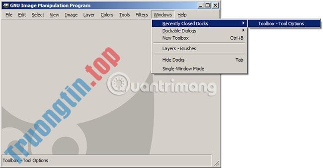 Cách&nbsp;xem&nbsp;danh&nbsp;sách&nbsp;Layers&nbsp;trong&nbsp;GIMP