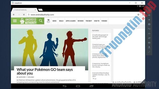 Giả&nbsp;lập&nbsp;Android&nbsp;trên&nbsp;PC&nbsp;với&nbsp;LeapDroid