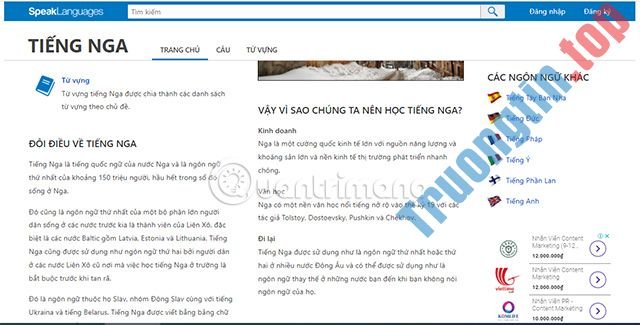 Khám&nbsp;phá&nbsp;9&nbsp;trang&nbsp;web&nbsp;học&nbsp;tiếng&nbsp;Nga&nbsp;miễn&nbsp;phí,&nbsp;hiệu&nbsp;quả&nbsp;nhất