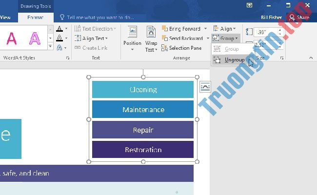 Word 2019 (Phần 21): Căn chỉnh, sắp xếp và nhóm các đối tượng 8 Word 2019 (Phần 21): Căn chỉnh, sắp xếp và nhóm các đối tượng