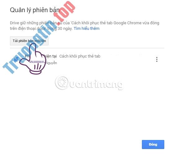 Cách&nbsp;cập&nbsp;nhật&nbsp;file&nbsp;trên&nbsp;Google&nbsp;Drive&nbsp;không&nbsp;thay&nbsp;đổi&nbsp;link&nbsp;đã&nbsp;chia&nbsp;sẻ