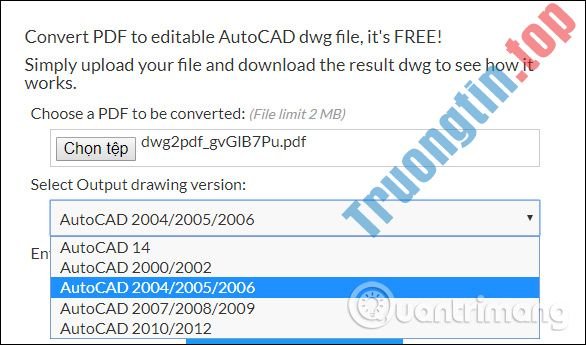 Cách&nbsp;chuyển&nbsp;file&nbsp;PDF&nbsp;sang&nbsp;Autocad
