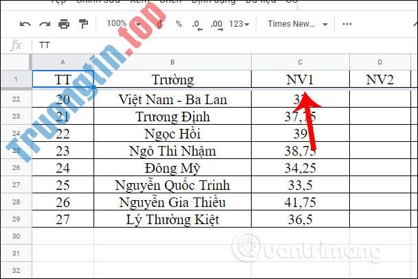 Cách&nbsp;đóng&nbsp;băng,&nbsp;ẩn&nbsp;hàng&nbsp;và&nbsp;cột&nbsp;trong&nbsp;Google&nbsp;Sheets