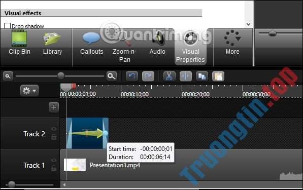 Cách tạo hiệu ứng chữ chạy trong video trên Camtasia