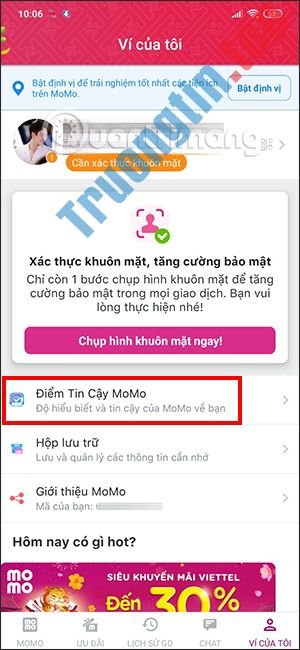 Điểm&nbsp;tin&nbsp;cậy&nbsp;MoMo&nbsp;là&nbsp;gì?&nbsp;Cách&nbsp;tăng&nbsp;điểm&nbsp;tin&nbsp;cậy&nbsp;MoMo