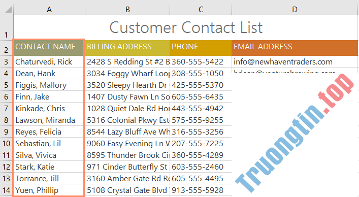 Excel&nbsp;2019&nbsp;(Phần&nbsp;18):&nbsp;Sắp&nbsp;xếp&nbsp;dữ&nbsp;liệu