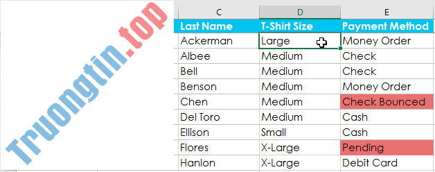 Excel&nbsp;2019&nbsp;(Phần&nbsp;18):&nbsp;Sắp&nbsp;xếp&nbsp;dữ&nbsp;liệu