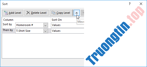 Excel 2019 (Phần 18): Sắp xếp dữ liệu