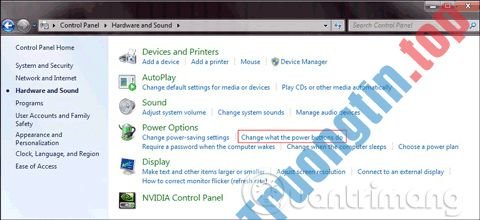 Thay&nbsp;đổi&nbsp;chức&nbsp;năng&nbsp;nút&nbsp;Power&nbsp;trên&nbsp;Windows&nbsp;7